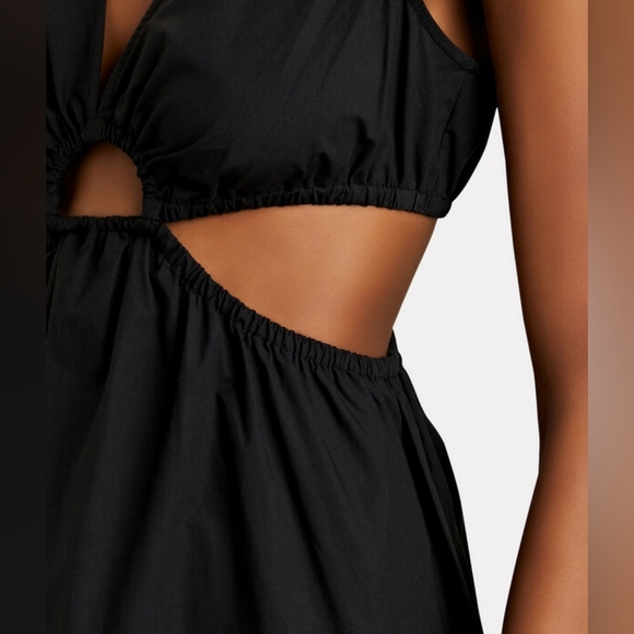 NWT Rails Cutout Rizo Midi Sun Dress Black XL Sundress - Picture 4 of 11